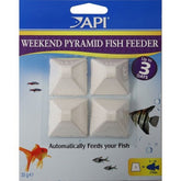 API, 3-Day Pyramid Fish Feeder, Feeds 15-20 Fish for up to 4 Days