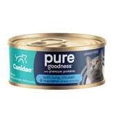 Canidae, CANIDAE Pure Adore Wet Cat Food, Tuna, Chicken & Mackerel in Broth, 24Each/2.46 Oz (Count of 24)