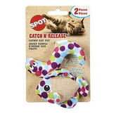 Spot, Spot Catch N Release Cat Toy with Catnip, Assorted, 1 Each/2 Pack