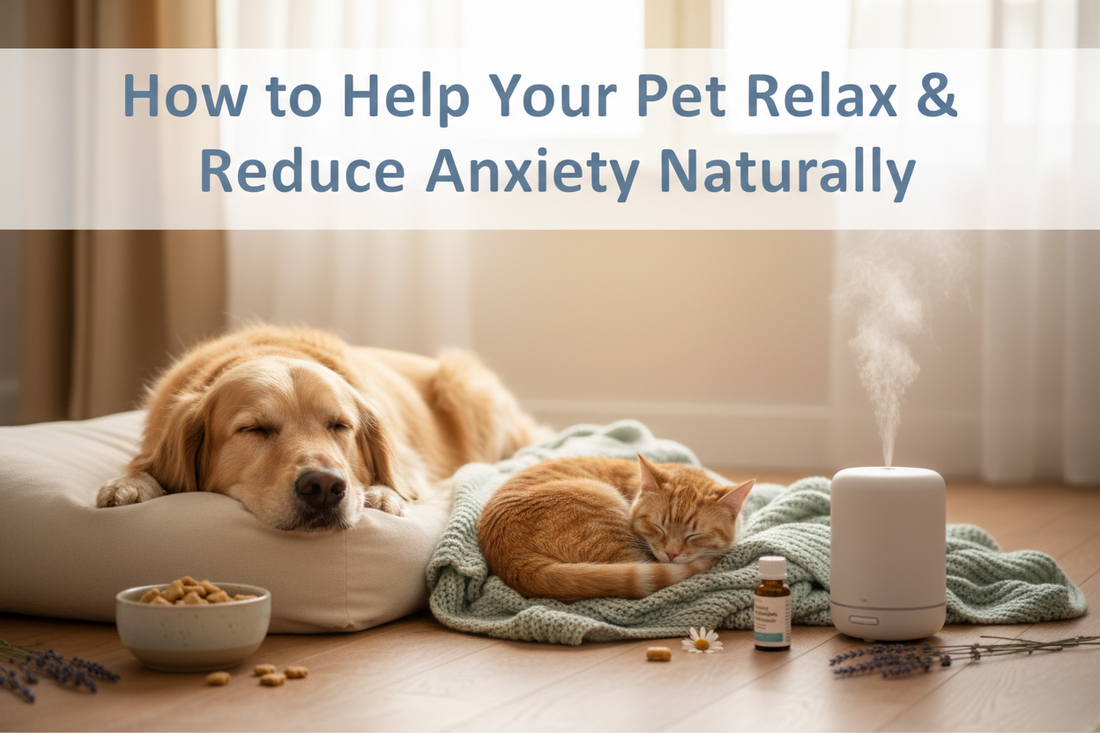 How to Help Your Pet Relax & Reduce Anxiety Naturally