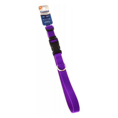 Nylon Adjustable Collar - Purple 14"-20" Long x 5/8" Wide by Tuff Collar