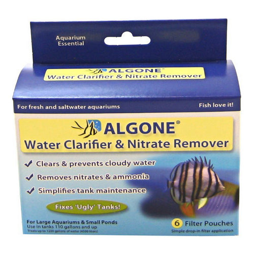 Algone, Water Clarifier & Nitrate Remover, Over 110 Gallons
