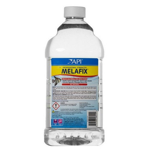 API, MelaFix Antibacterial Fish Remedy, 64 oz Bottle (Treats 18,900 Gallons)