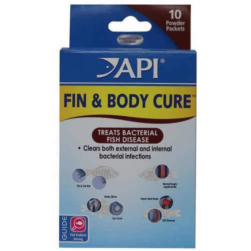API, Fin & Body Cure, 10 Powder Packets