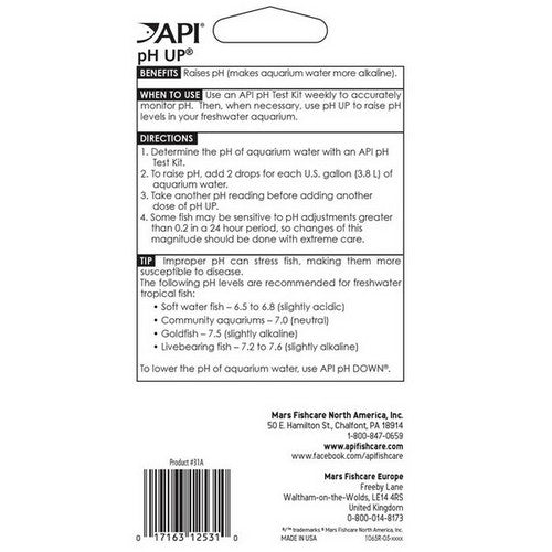 API, pH Up, 1.25 oz