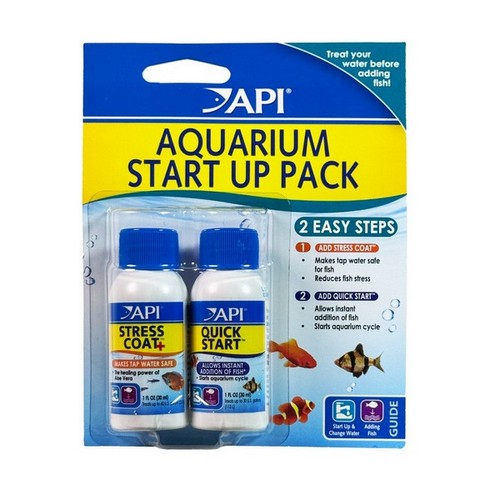 API, Aquarium Start Up Pack, 1 oz - 2 Bottles