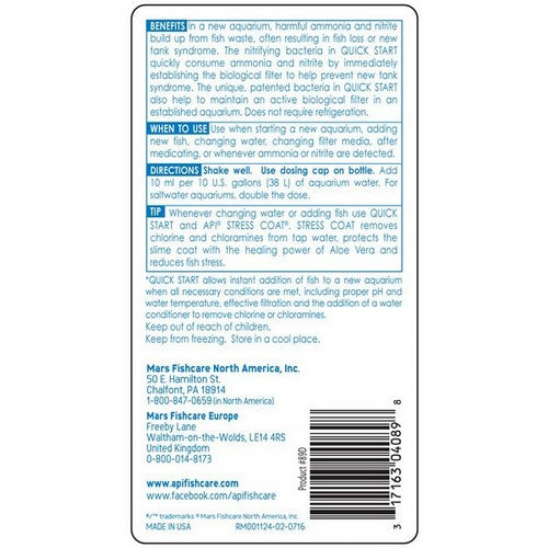 API, Quick Start Water Conditioner, 8 oz