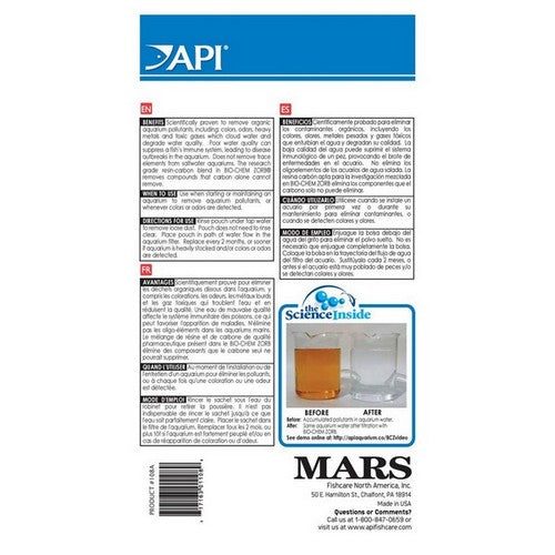 API, Bio-Chem Zorb for Filstar XP, Nexx & Rena SmartFilter, Size 6 (1 Pack)