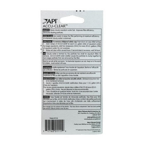 API, Aquarium Accu-Clear, 1.25 oz