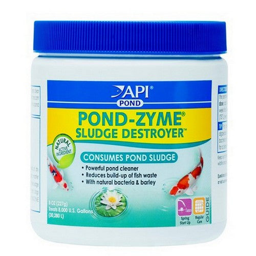 Pond Zyme with Barley Heavy Duty Pond Cleaner 8 oz (Treats 8,000 Gallons) by Pond Care