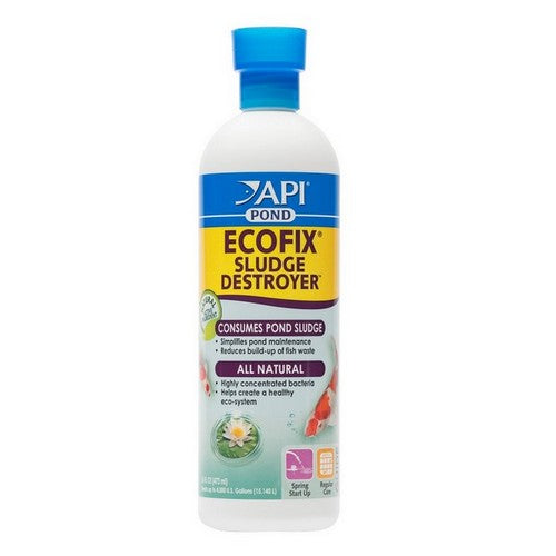 API, Pond Ecofix Sludge Destroyer, 16 oz (Treats 4,000 Gallons)