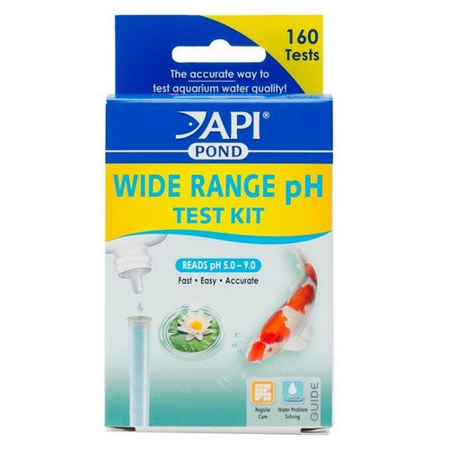 Liquid Wide Range pH Test Kit 160 Tests by Pond Care