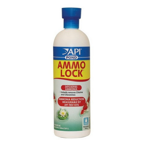 Ammo Lock Ammonia Detoxifier for Ponds 16 oz (Treats 1,920 Gallons) by Pond Care