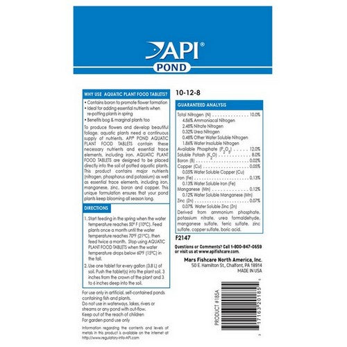 Pond Care, Aquatic Plant Food Tablets, 25 Tablets