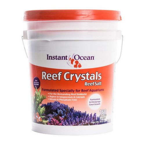 Instant Ocean, Reef Crystals Reef Salt for Reef Aquariums, 46 lbs (Treats 160 Gallons)