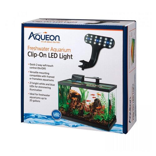 Freshwater Aquarium Clip-On LED Light 1 Count by Aqueon