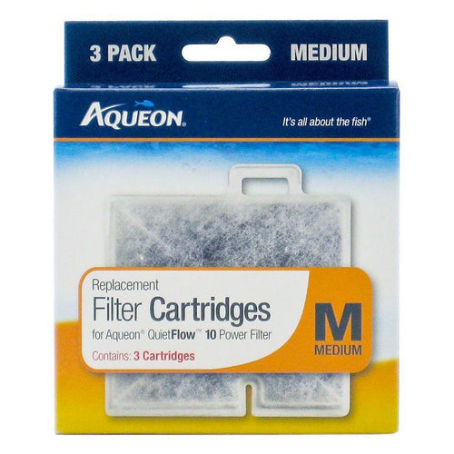 Aqueon, QuietFlow Replacement Filter Cartridge, Medium (3 Pack)