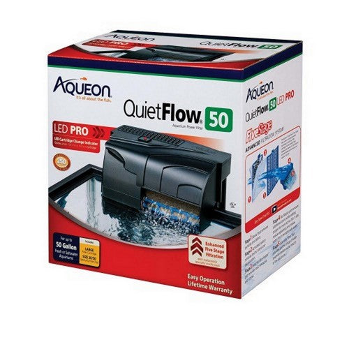 QuietFlow LED Pro Power Filter QuietFlow 50 (Aquariums up to 50 Gallons) by Aqueon