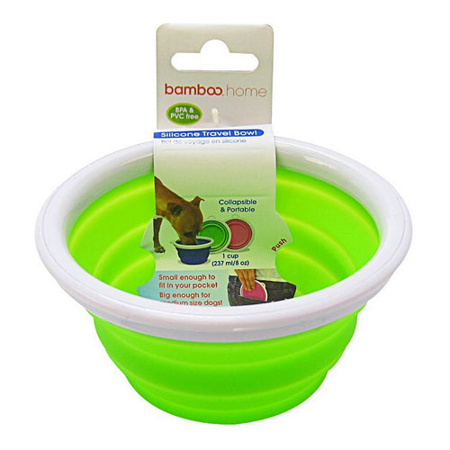 Silicone Travel Bowl - Assorted 1-Cup Tray by Bamboo