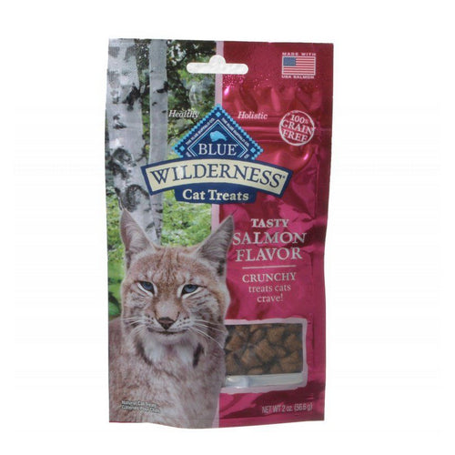 Wilderness Crunchy Cat Treats - Tasty Salmon Flavor 2 oz by Blue Buffalo