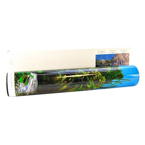 Freshwater Rock & Tree Trunks Double Sided Aquarium Background 50' Long x 19" High by Blue Ribbon Pet Products