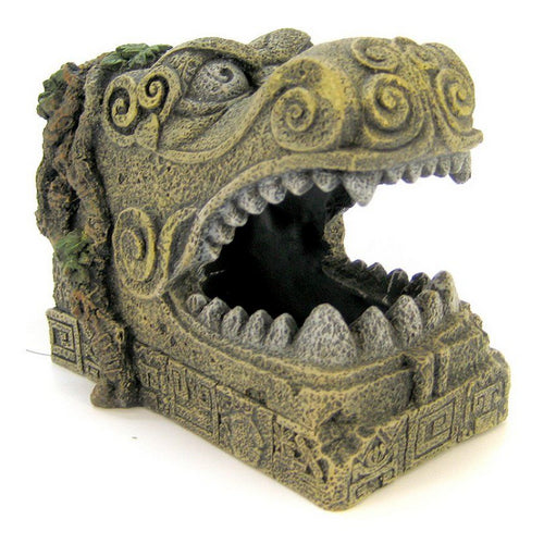 Serpent Head Tomb Ornament 5.5"L x 3.5"W x 4.5"H by Blue Ribbon Pet Products