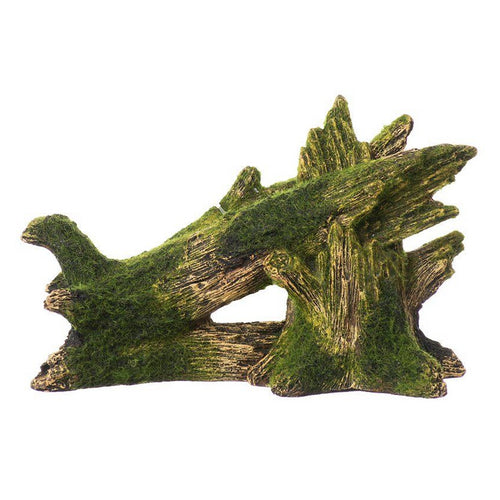 Exotic Environments Fallen Moss Covered Tree 8"L x 3.5"W x 5"H by Blue Ribbon Pet Products