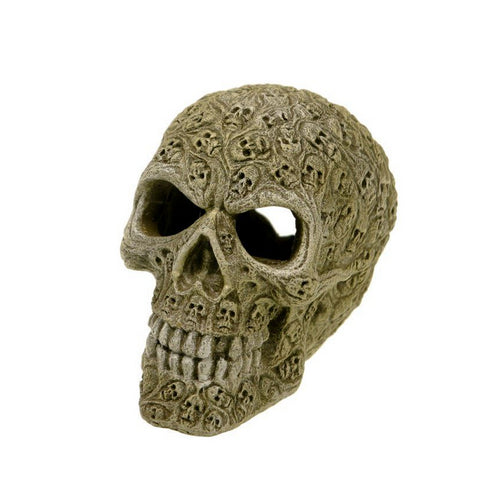 Exotic Environments Haunted Skull Aquarium Ornament 4.5"L x 3"W x 3.75"H by Blue Ribbon Pet Products