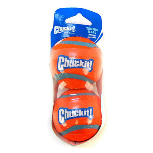 Tennis Balls Medium Ball - 2.25" Diameter (2 Pack Sleeve) by Chuckit!
