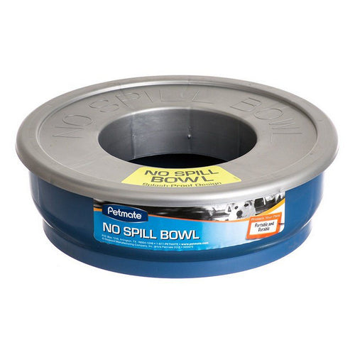 No-Spill Travel Bowl - Blue 48 oz by Petmate