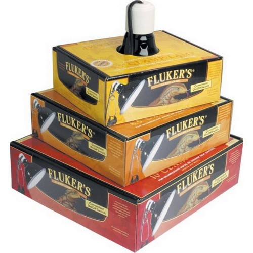 Clamp Lamp with Switch 250 Watt (10" Diameter) by Flukers