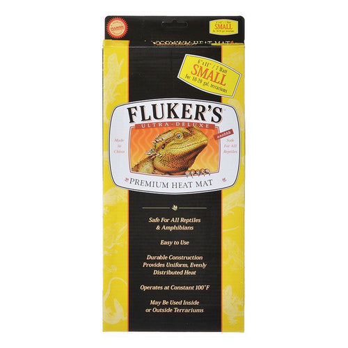 Flukers, Ultra Deluxe Premium Heat Mat, Small - 7 Watts (10-20 Gallons)