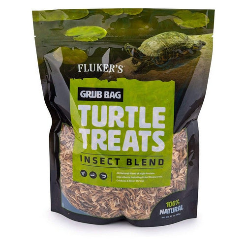 Flukers, Grub Bag Turtle Treat - Insect Blend, 12 oz