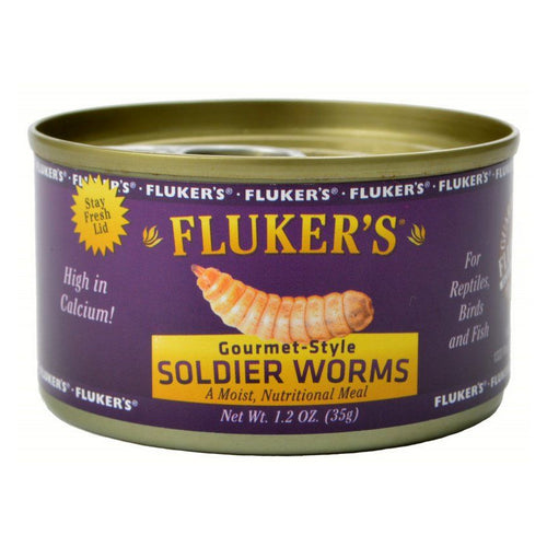 Flukers, Gourmet Style Soldier Worms, 1.2 oz