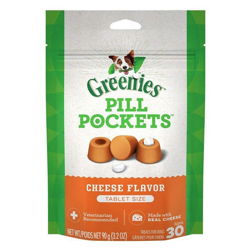 Greenies, Pill Pockets Cheese Flavor Tablets, 30 count