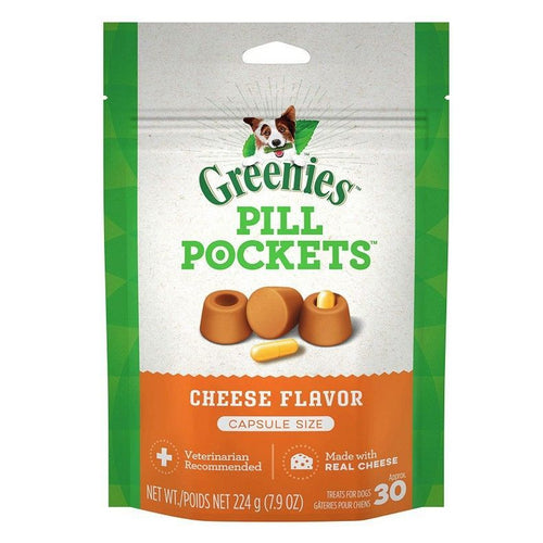 Greenies, Pill Pockets Cheese Flavor Capsules, 30 count