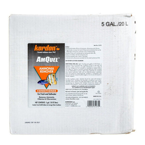 Kordon, AmQuel Ammonia Remover Water Conditioner, 5 Gallons