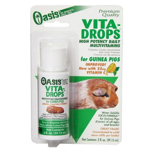 Guinea Pig Vita Drops 2 oz by Oasis Biocompatible