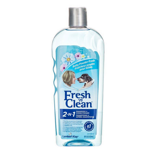 Skin & Coat Formula Shampoo - Baby Powder Scent 18 oz by Fresh 'n Clean