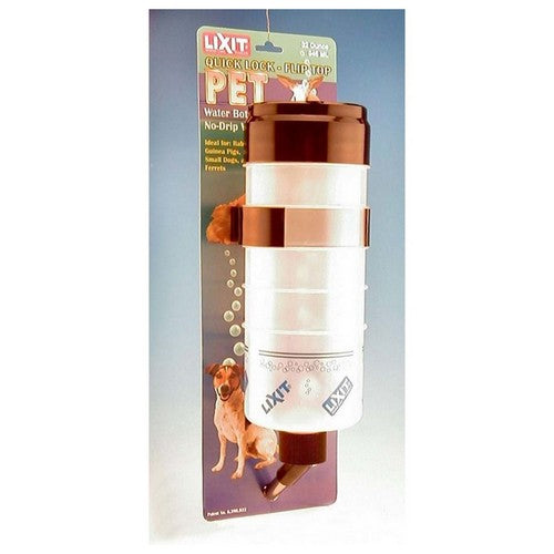 Quick Lock Flip Top Water Bottle with Valve 32 oz by Lixit