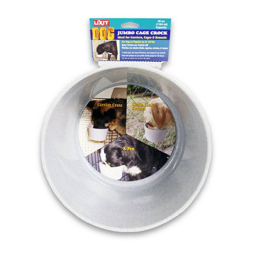 Lixit, Quick Lock Crock Hanging Feeder, Jumbo (40 oz)