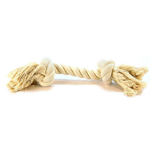 Mammoth Pet Products, Flossy Chews Rope Bone - White, Large (14