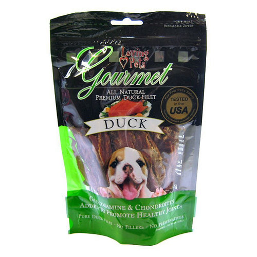 Loving Pets, Gourmet Duck Chew Strips, 3 oz