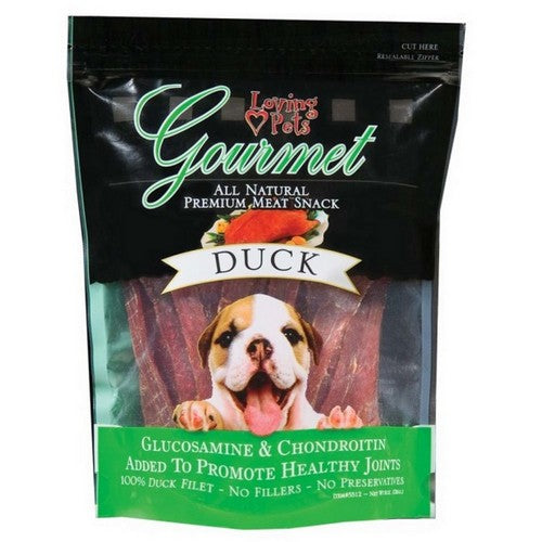 Loving Pets, Gourmet Duck Chew Strips, 12 oz