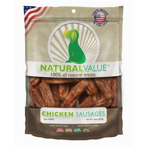Loving Pets, Natural Value Chicken Sausages, 14 oz