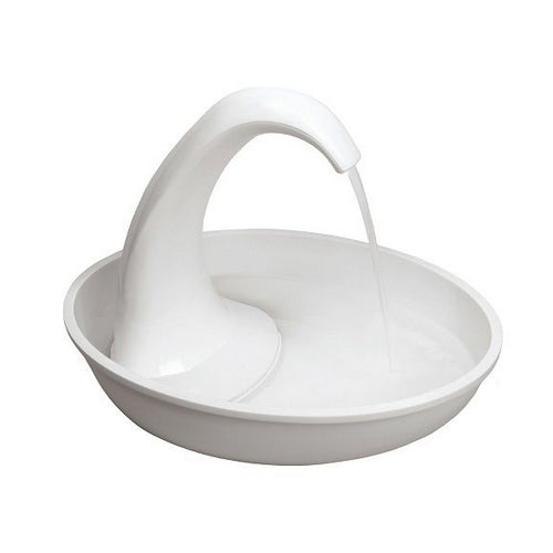 Swan Drinking Fountain - Plastic 80 oz by Pioneer Pet