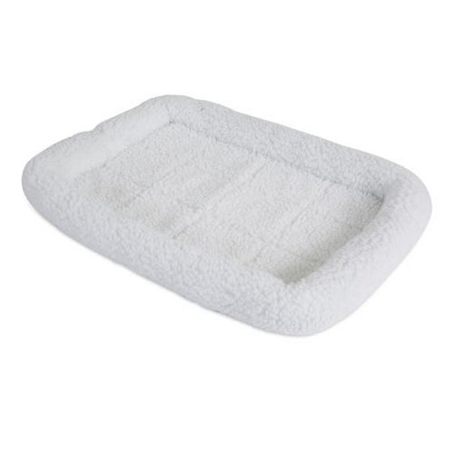 SnooZZy Pet Bed Original Bumper Bed - White X-Small (17.5"L X 11.5"W) by Precision Pet