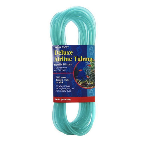 Delux Airline Tubing - Silicone 20' Long x 3/16" Diameter by Penn Plax