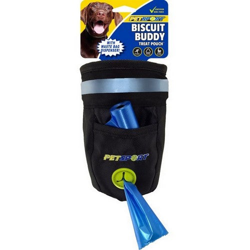 Petsport USA, Biscuit Buddy Treat Pouch with Bag Dispenser, 1 count