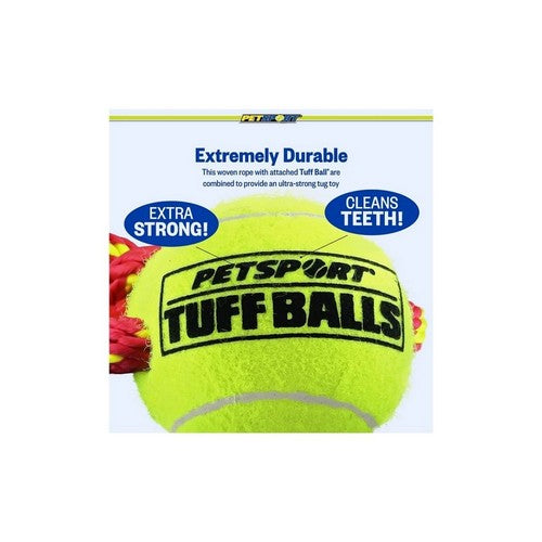Tuff Ball Fling Thing Dog Toy Medium (2.5" Ball) by Petsport USA